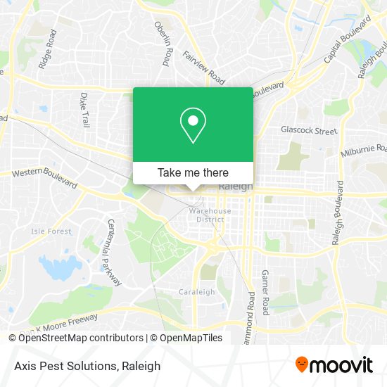 Axis Pest Solutions map