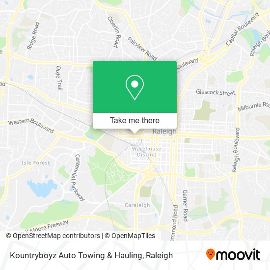 Mapa de Kountryboyz Auto Towing & Hauling