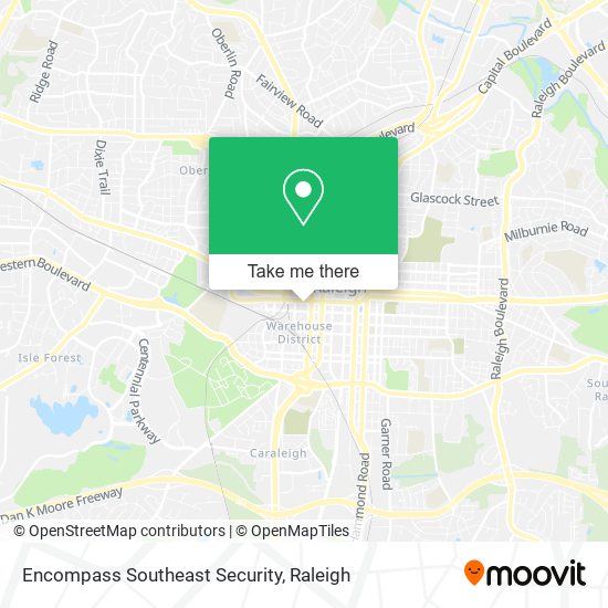 Encompass Southeast Security map