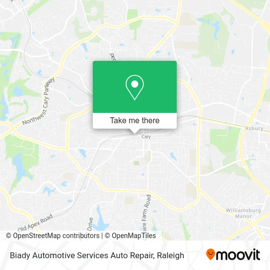 Biady Automotive Services Auto Repair map