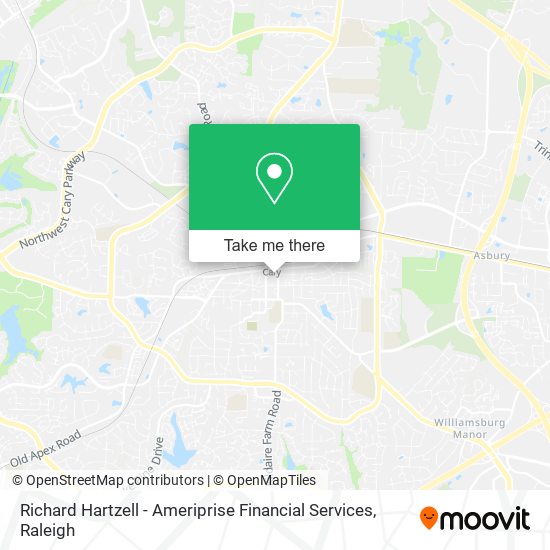 Richard Hartzell - Ameriprise Financial Services map