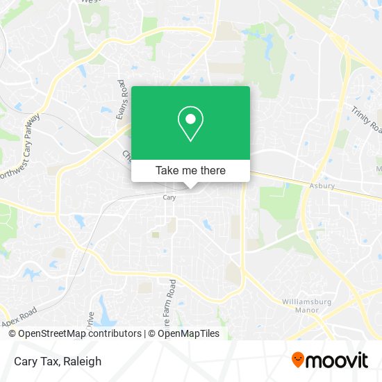 Cary Tax map