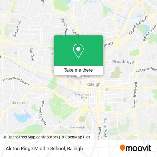 Mapa de Alston Ridge Middle School