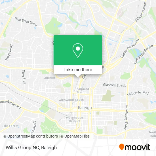 Willis Group NC map