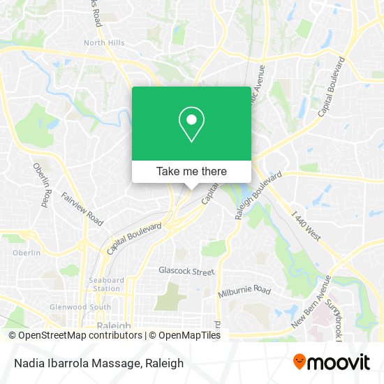 Mapa de Nadia Ibarrola Massage