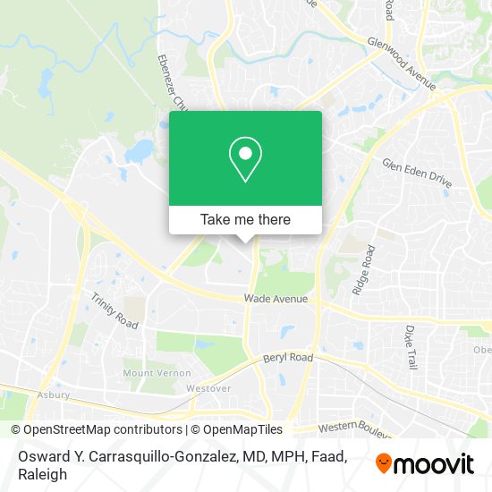 Osward Y. Carrasquillo-Gonzalez, MD, MPH, Faad map