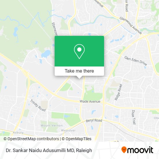 Mapa de Dr. Sankar Naidu Adusumilli MD