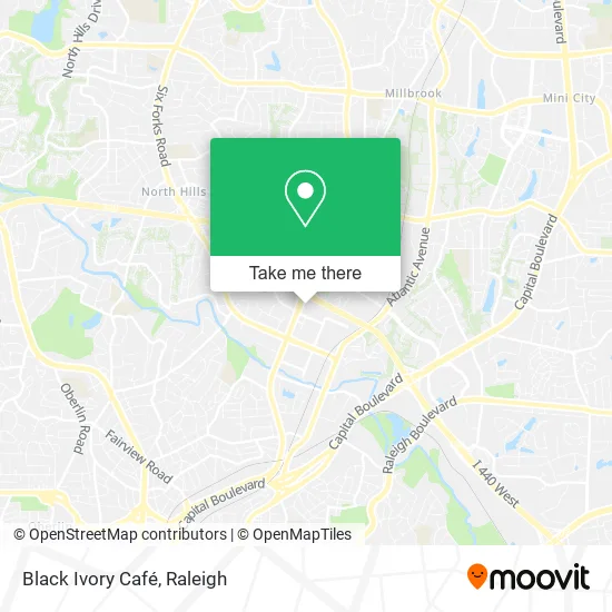 Mapa de Black Ivory Café