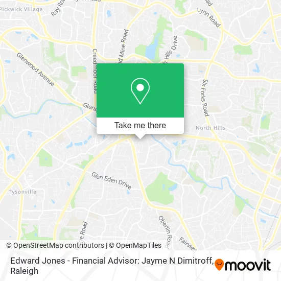 Mapa de Edward Jones - Financial Advisor: Jayme N Dimitroff
