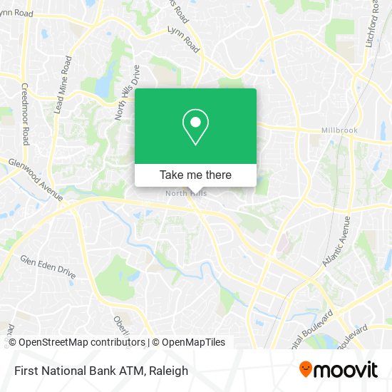 First National Bank ATM map