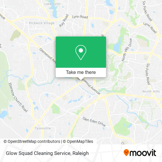 Glow Squad Cleaning Service map