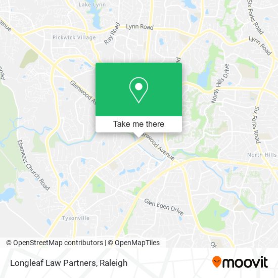 Longleaf Law Partners map