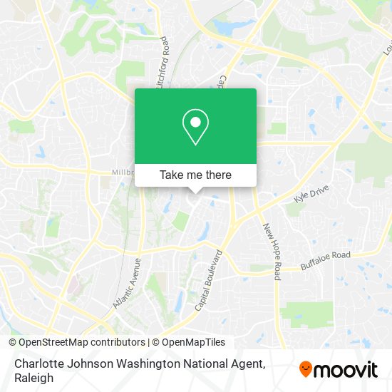 Charlotte Johnson Washington National Agent map