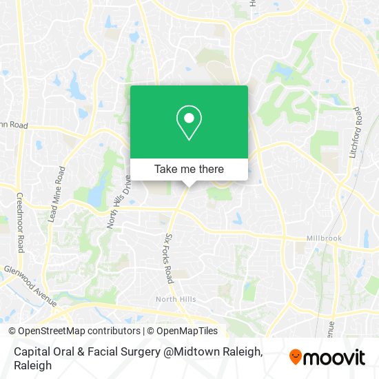 Capital Oral & Facial Surgery @Midtown Raleigh map