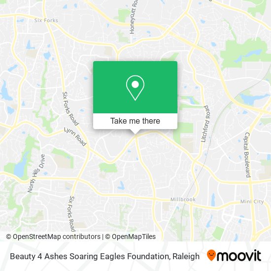 Beauty 4 Ashes Soaring Eagles Foundation map
