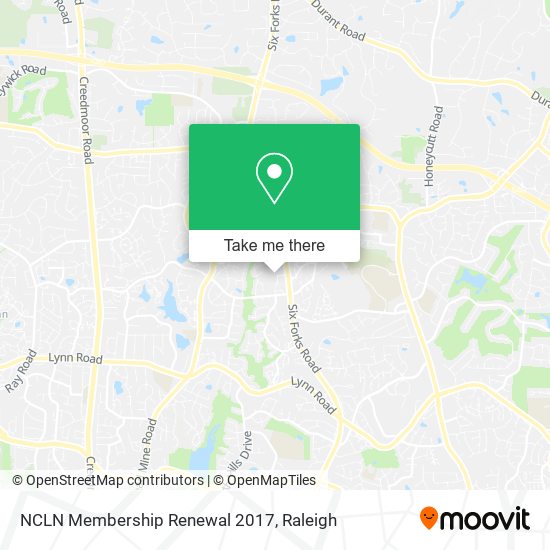 NCLN Membership Renewal 2017 map