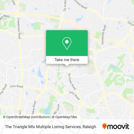 The Triangle Mls Multiple Listing Services map