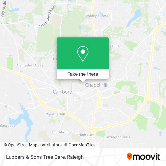 Lubbers & Sons Tree Care map