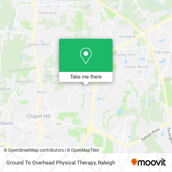 Ground To Overhead Physical Therapy map