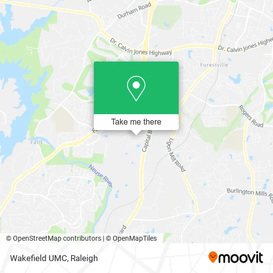 Wakefield UMC map