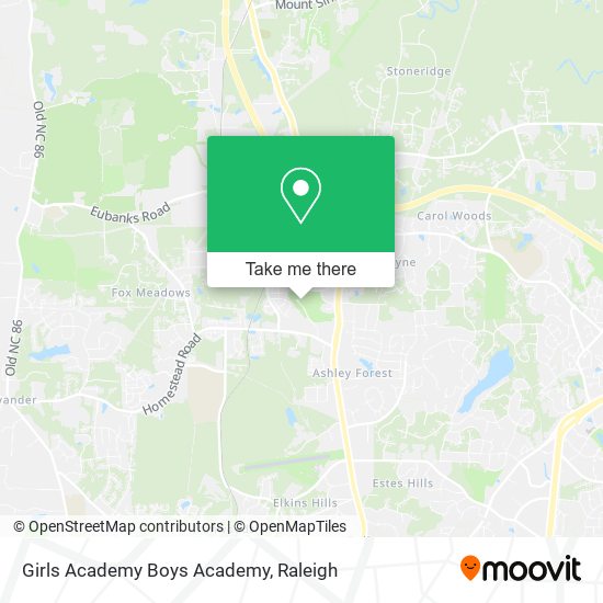 Girls Academy Boys Academy map