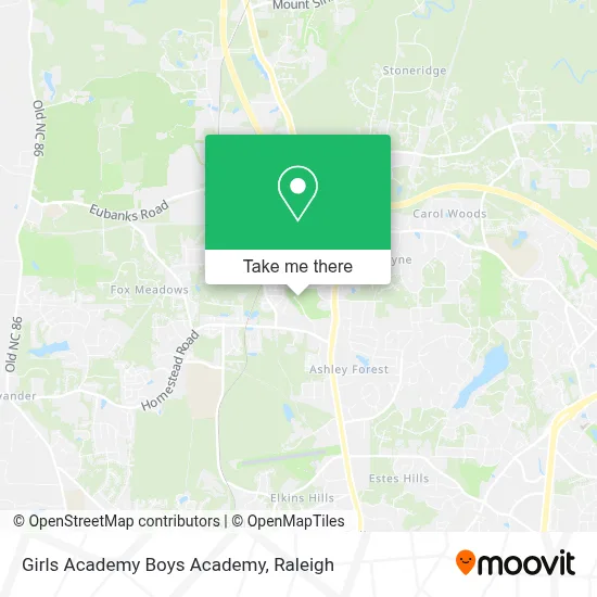 Girls Academy Boys Academy map