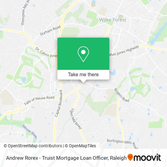 Andrew Rorex - Truist Mortgage Loan Officer map