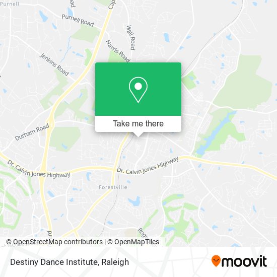 Destiny Dance Institute map