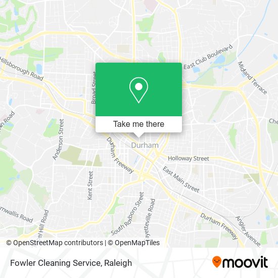 Fowler Cleaning Service map