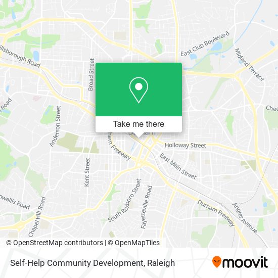 Self-Help Community Development map