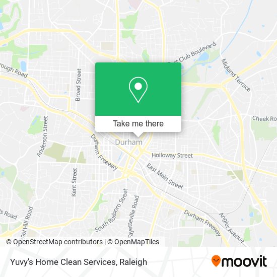 Yuvy's Home Clean Services map