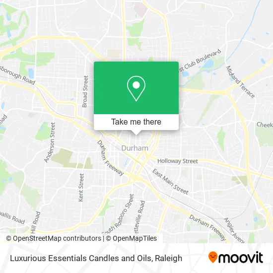 Luxurious Essentials Candles and Oils map