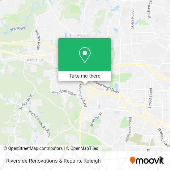 Riverside Renovations & Repairs map
