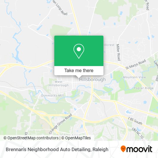 Mapa de Brennan's Neighborhood Auto Detailing