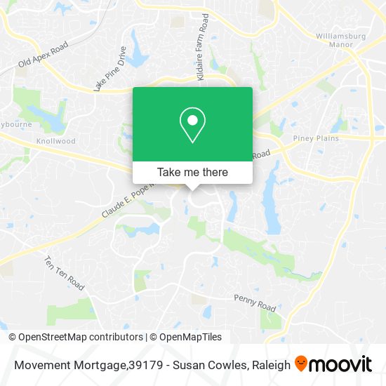 Mapa de Movement Mortgage,39179 - Susan Cowles