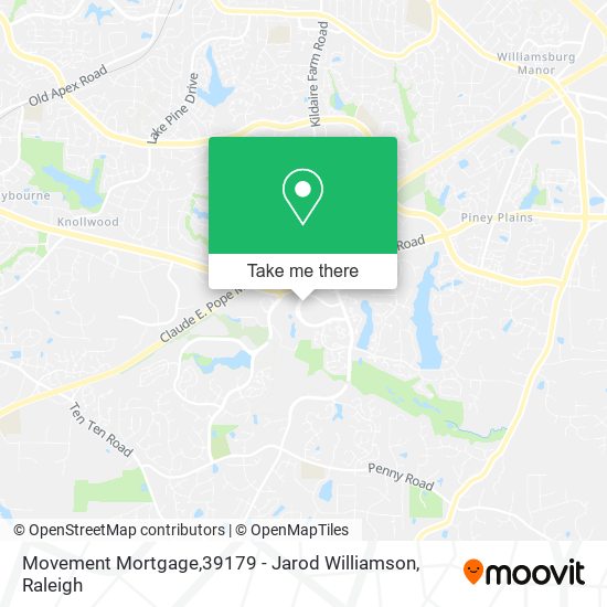 Mapa de Movement Mortgage,39179 - Jarod Williamson