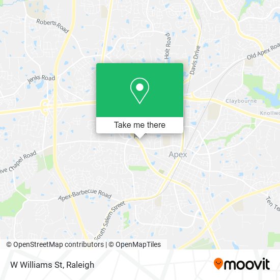 Mapa de W Williams St