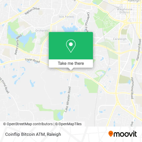 Coinflip Bitcoin ATM map