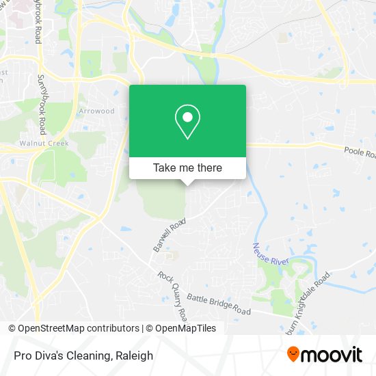 Pro Diva's Cleaning map