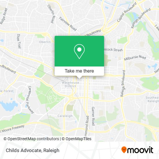 Childs Advocate map