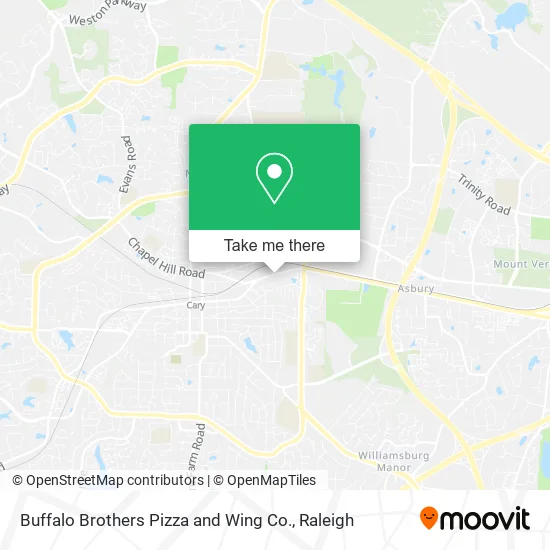 Buffalo Brothers Pizza and Wing Co. map