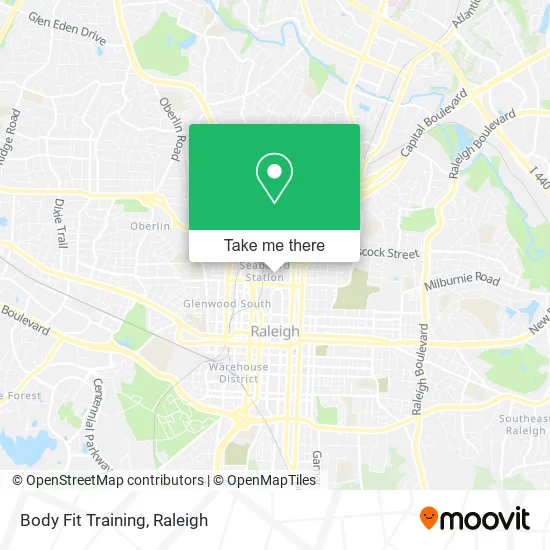 Body Fit Training map
