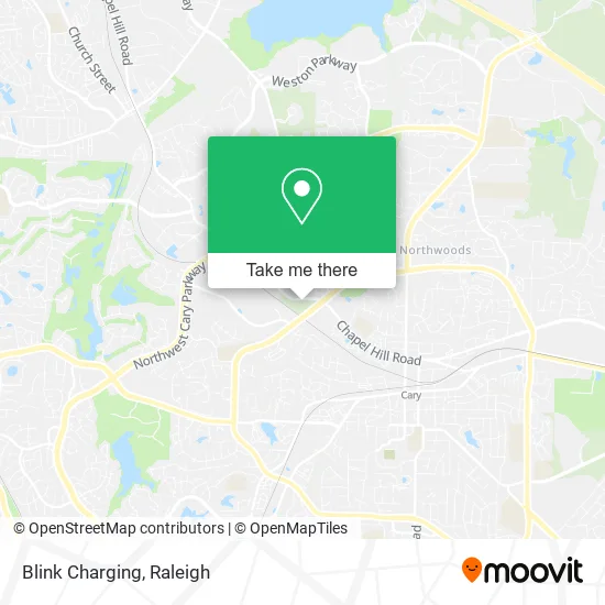 Blink Charging map