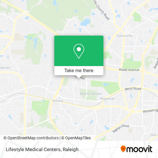 Mapa de Lifestyle Medical Centers