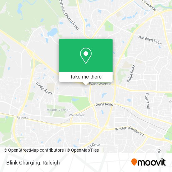Mapa de Blink Charging
