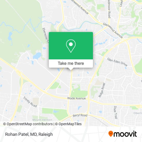 Mapa de Rohan Patel, MD