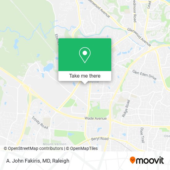 Mapa de A. John Fakiris, MD