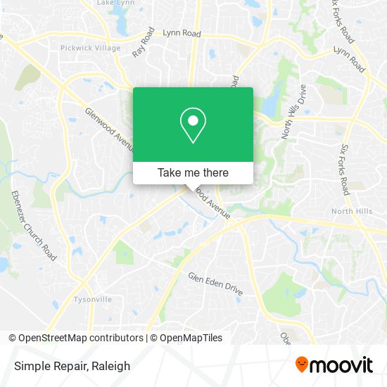 Mapa de Simple Repair