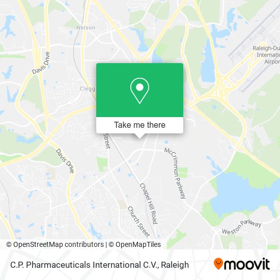 Mapa de C.P. Pharmaceuticals International C.V.