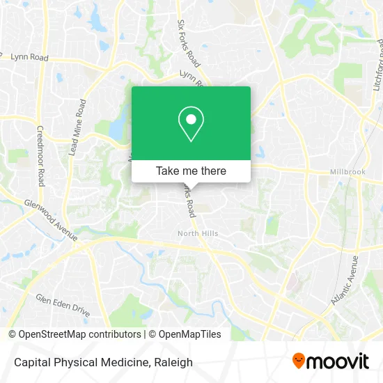 Capital Physical Medicine map